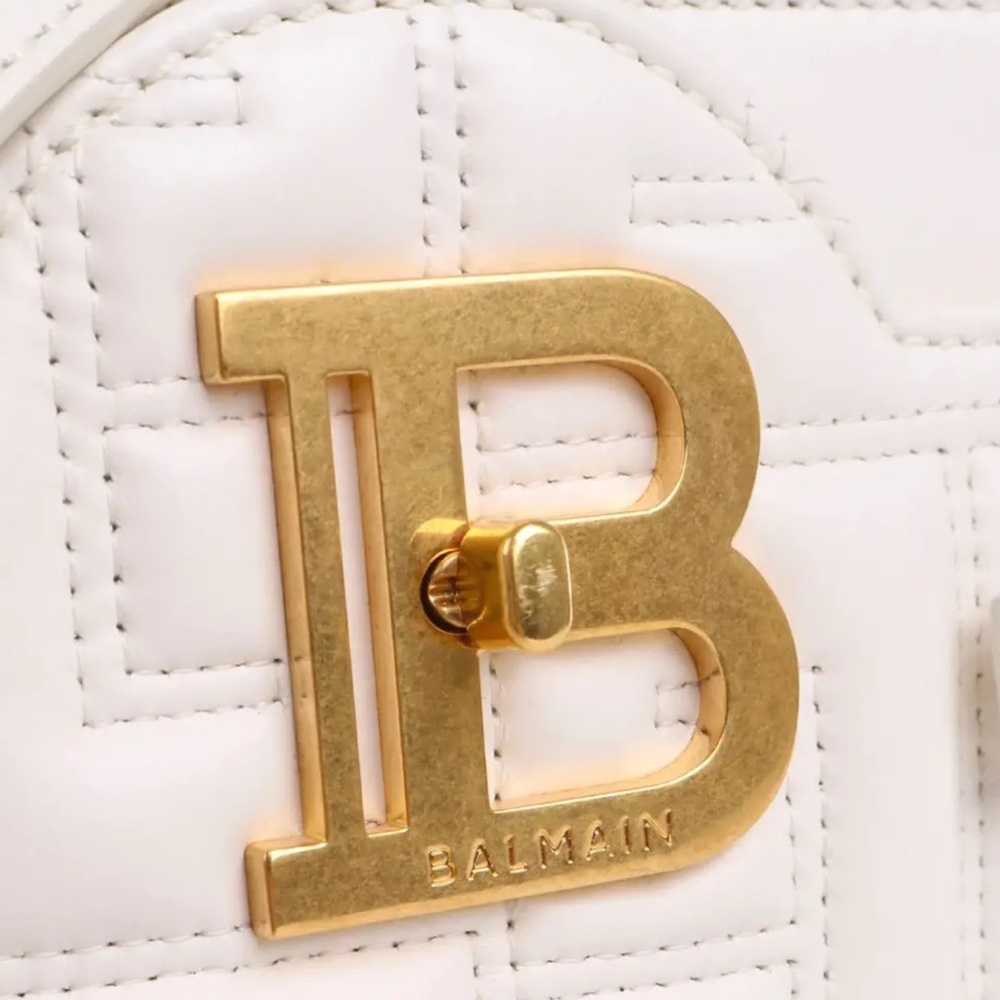 Model: B-Buzz Material: Balmain Monogram Embossed… - image 6